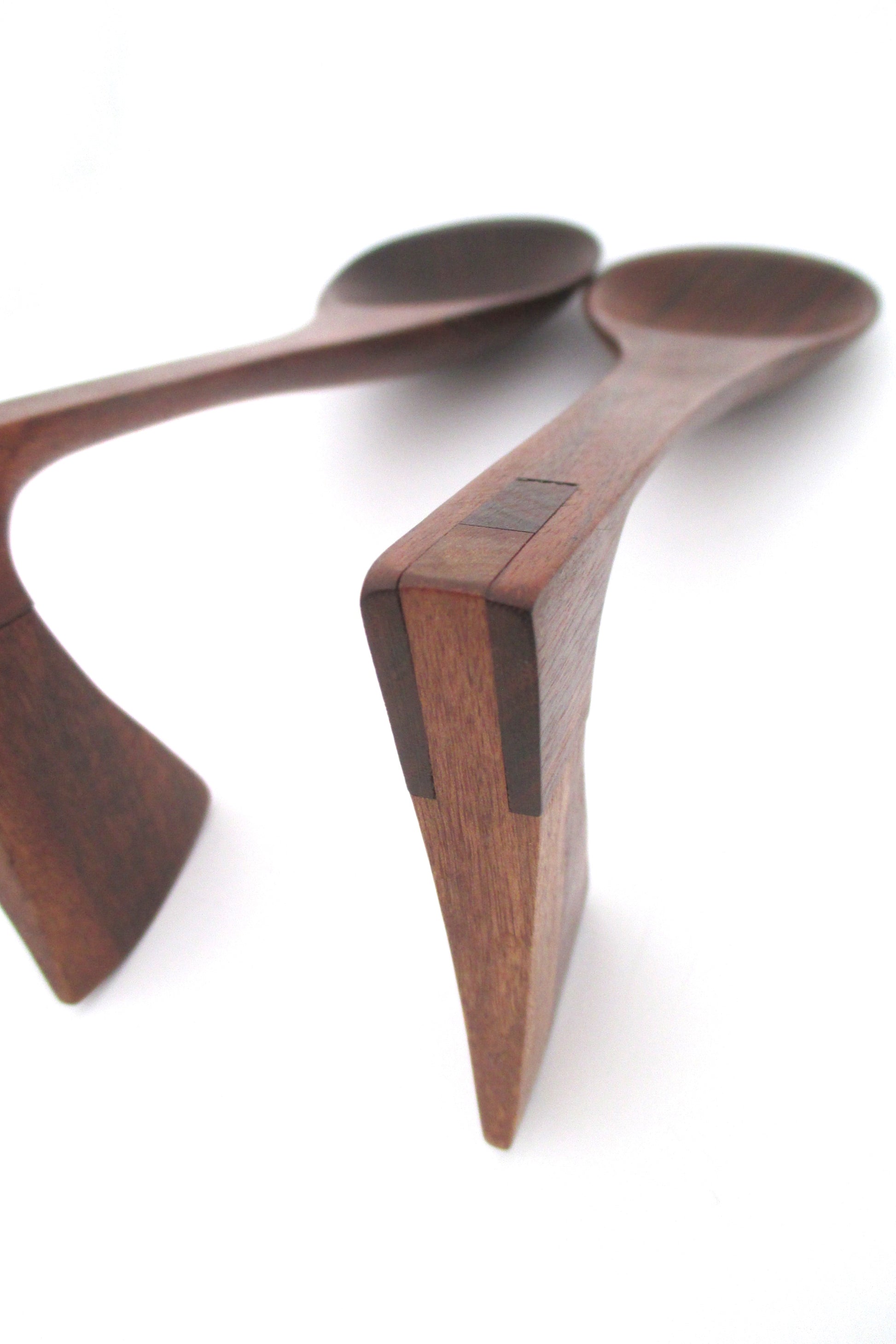 detail Jens Quistgaard Denmark vintage teak servers #1 rare form mid century Scandinavian design