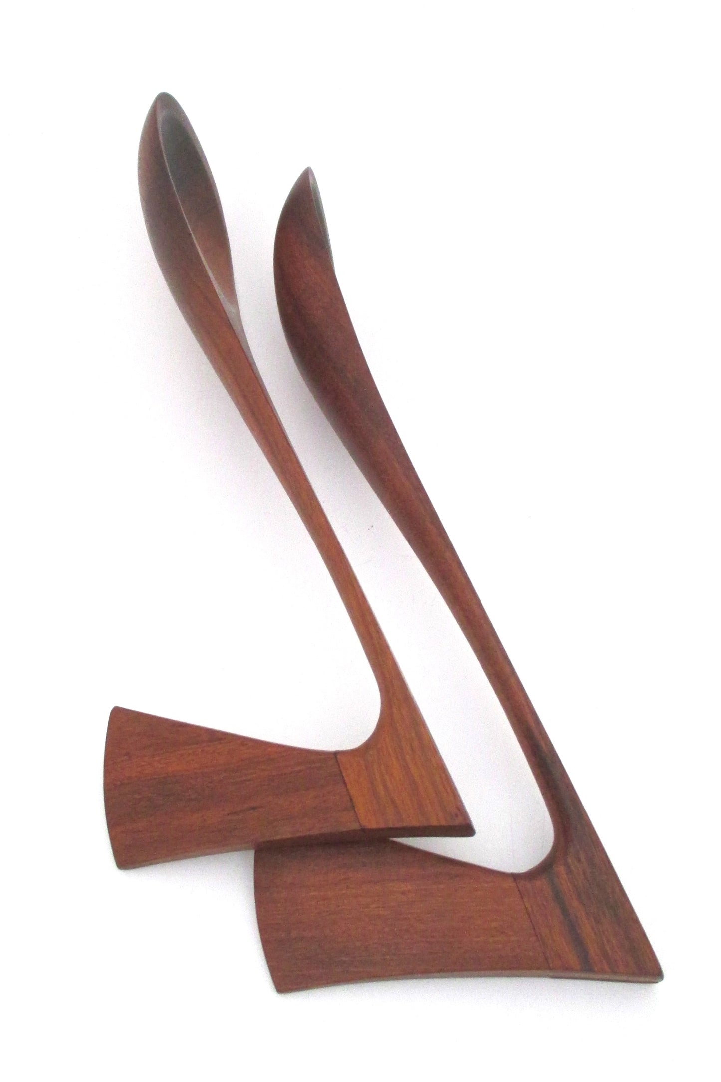 profile Jens Quistgaard Denmark vintage teak servers #2 rare form mid century Scandinavian design