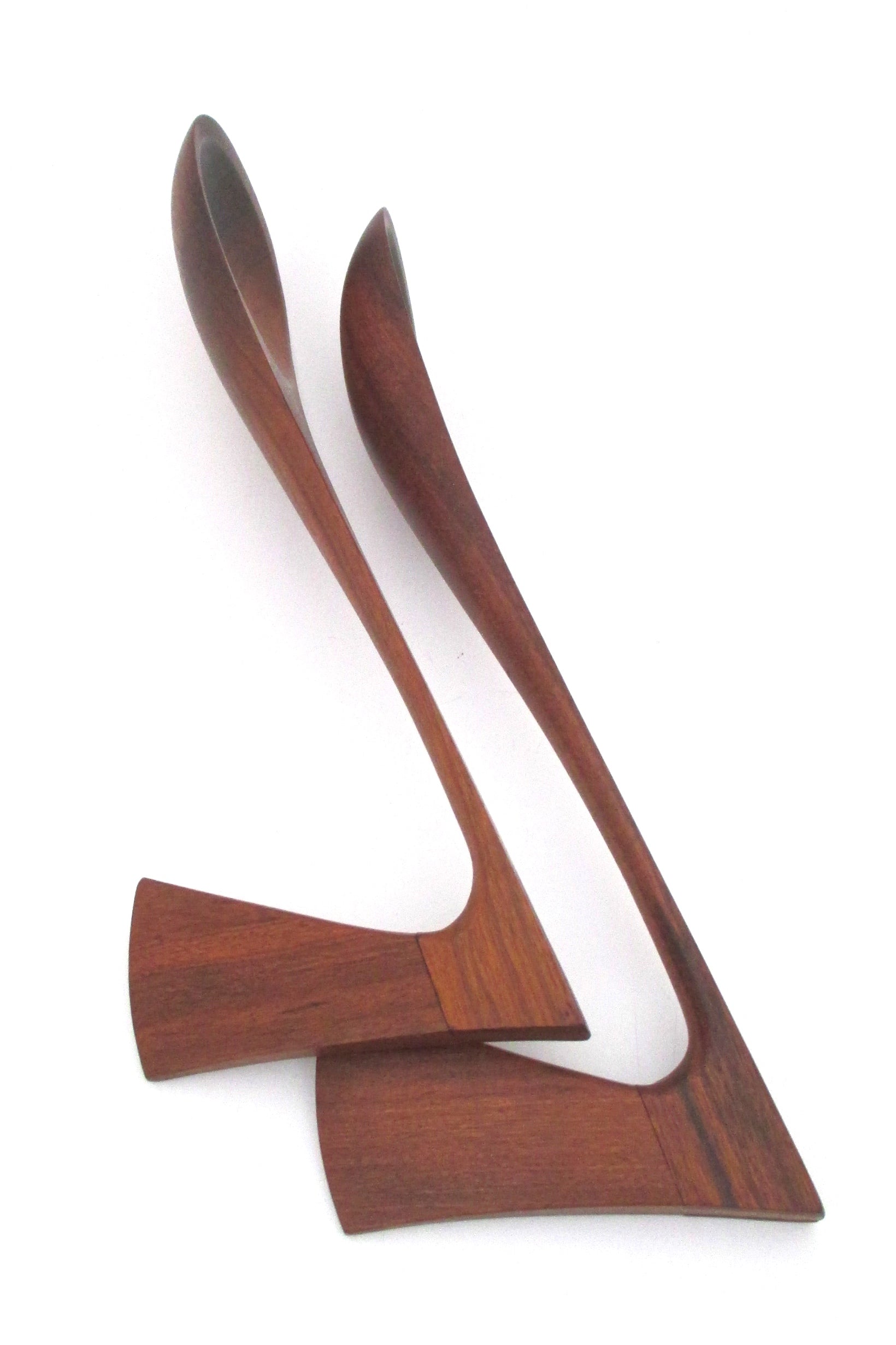 profile Jens Quistgaard Denmark vintage teak servers #2 rare form mid century Scandinavian design