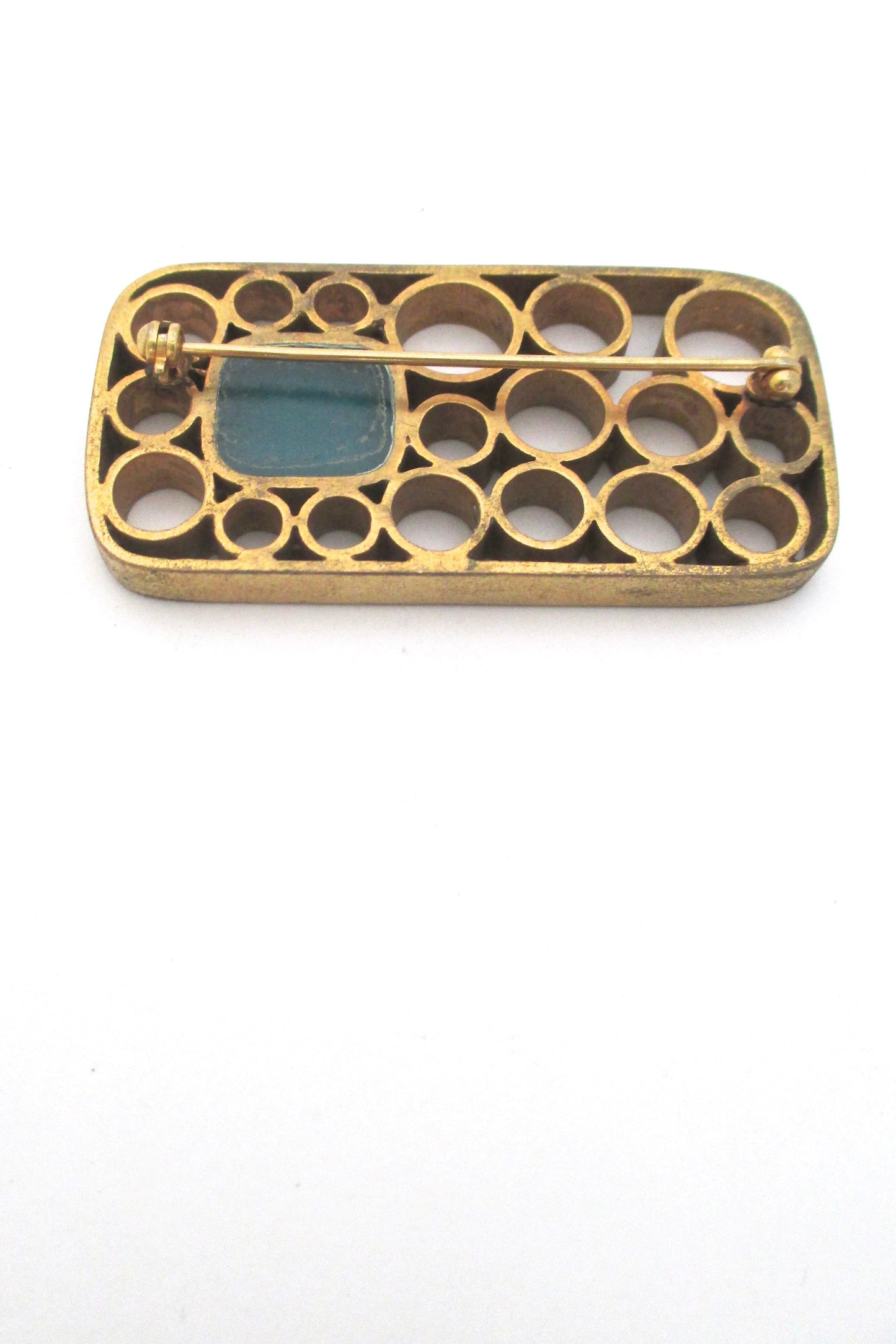 Bernard Chaudron large 'circles' brooch