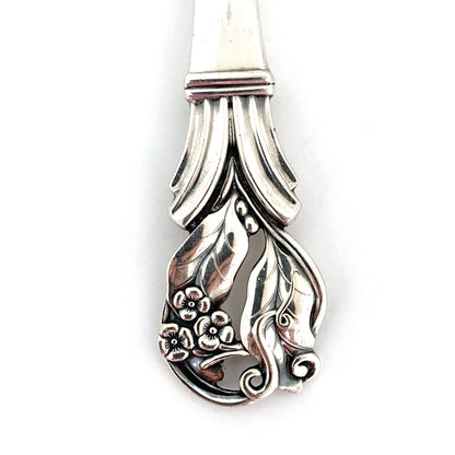 detail Horsens Solvvarefabrik Denmark 1955 vintage sterling silver stainless steel bottle opener barware