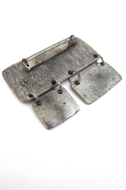 Robert Larin kinetic flowers brooch