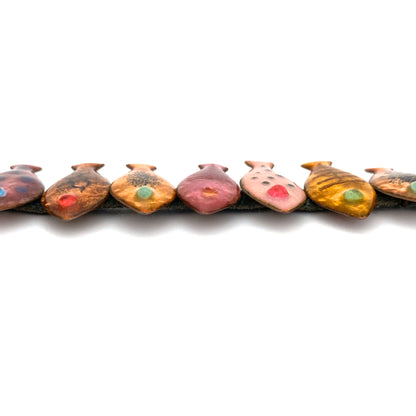 Loutzia vintage studio made fish necklace ~ scarce