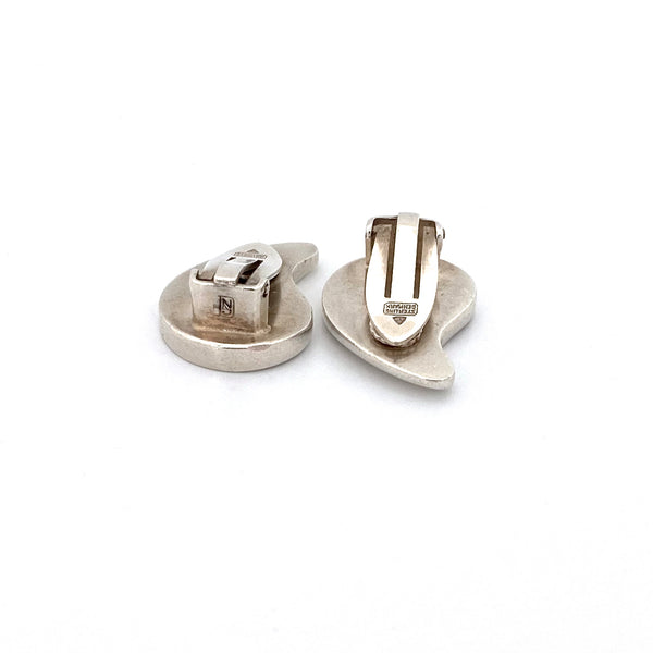 Anton Michelsen silver ear clips ~ Nanna Ditzel