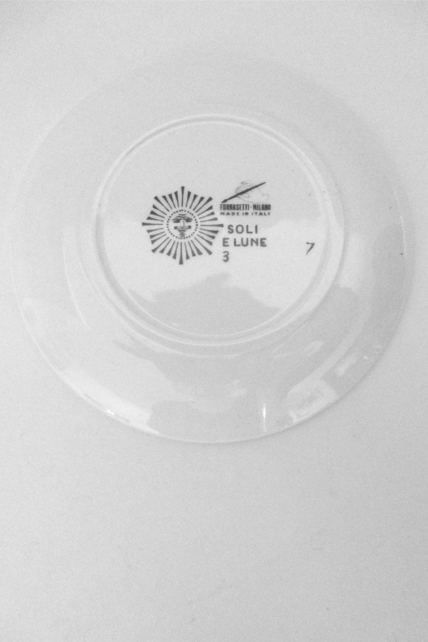 Fornasetti vintage Soli e Lune Sun and Moon coaster # 3