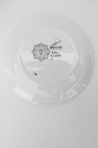 Fornasetti vintage Soli e Lune Sun and Moon coaster # 1