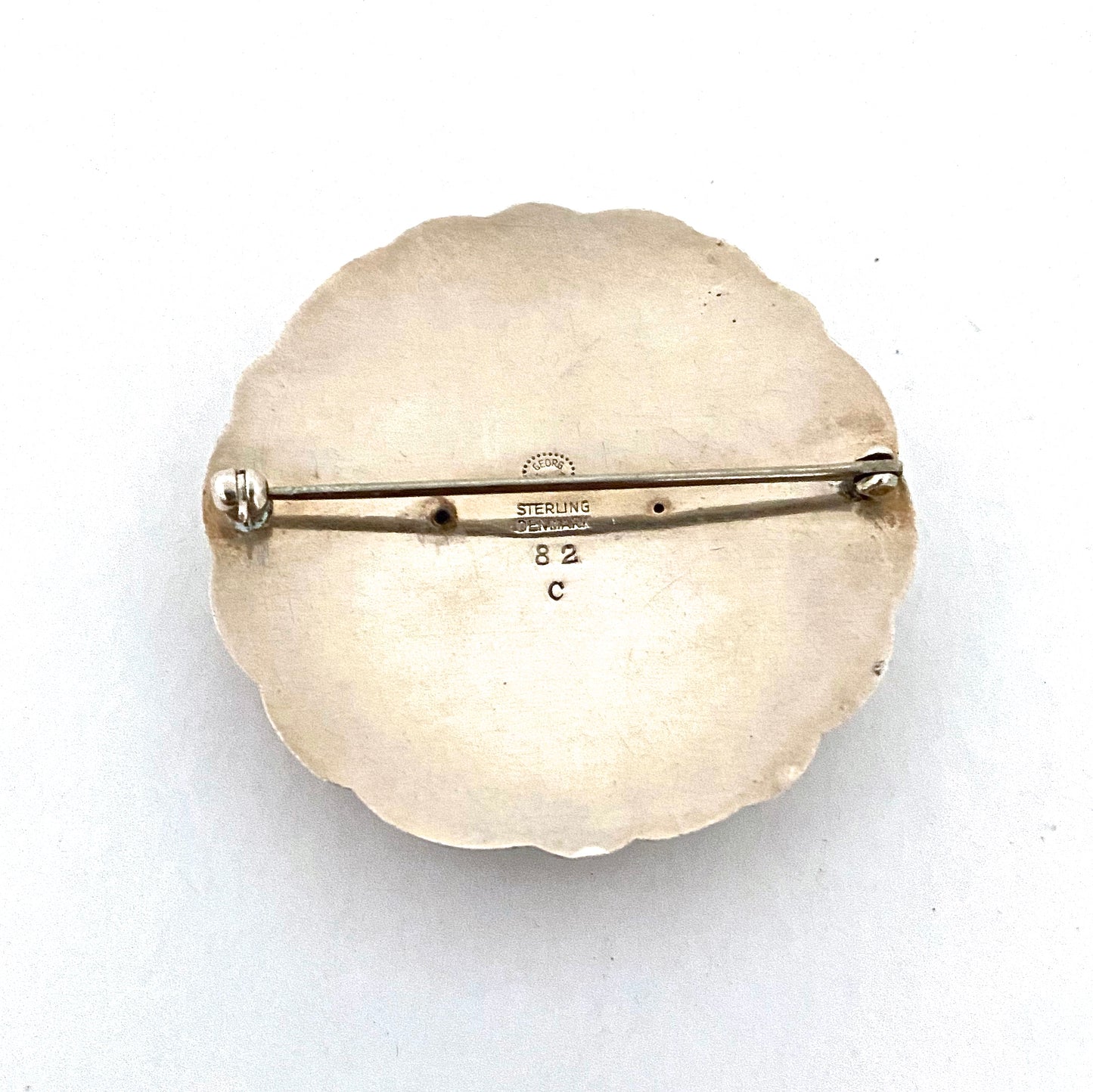 Georg Jensen silver brooch #82C ~ Georg Jensen design