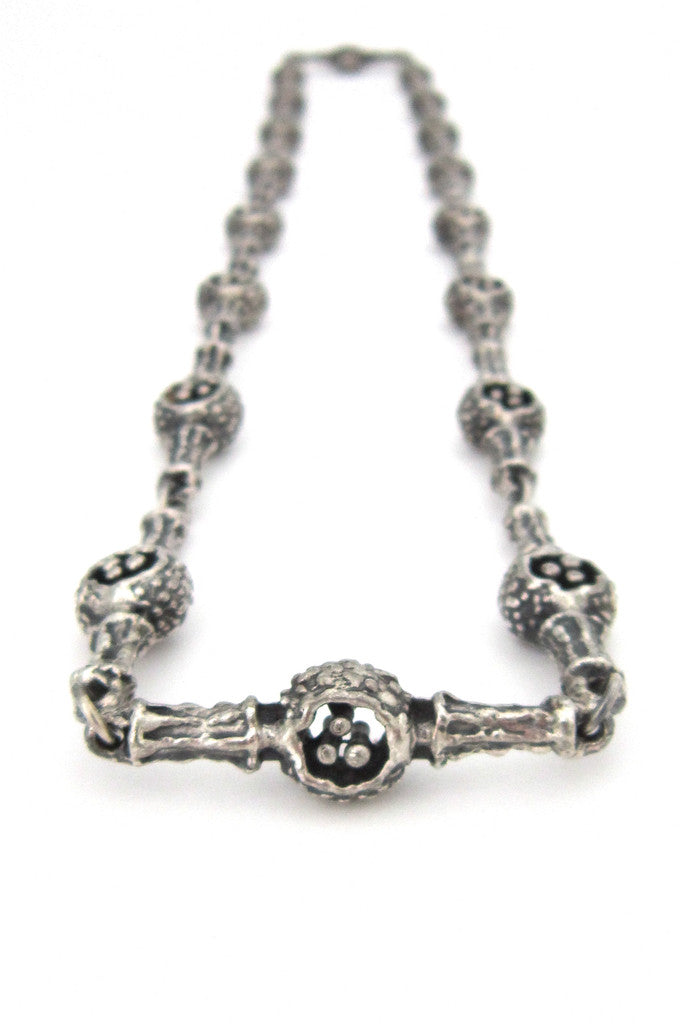 Guy Vidal pierced link necklace