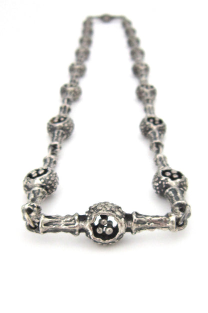 Guy Vidal pierced link necklace