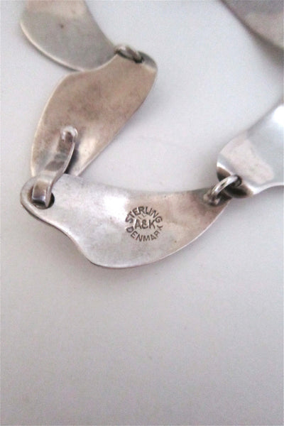 Aarre & Krogh 'stars' link  bracelet