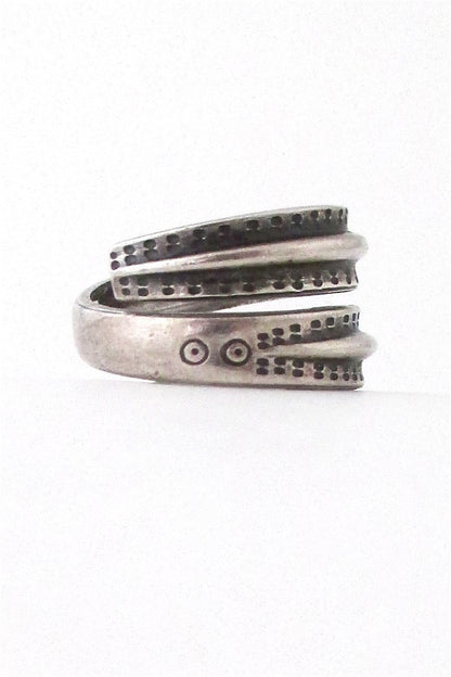 David-Andersen Norway vintage Scandinavian silver Saga ring