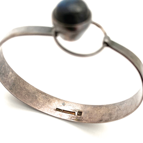 Kaunis Koru silver & labradorite bracelet
