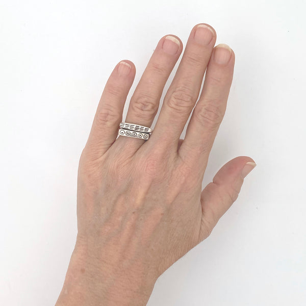 Lisa Jenks vintage silver ring