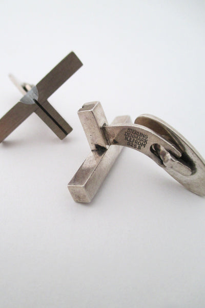 N E From modernist cufflinks