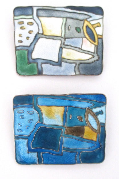 David Andersen 'spring' four seasons brooch