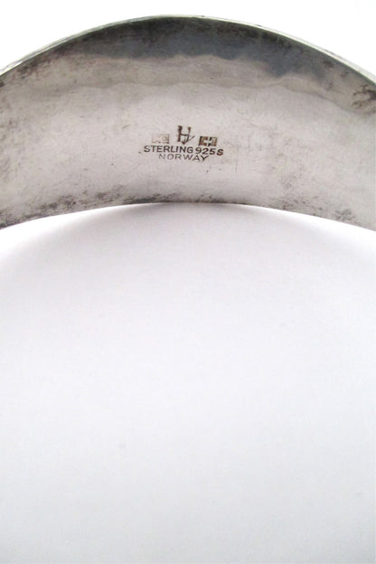 Plus Studios large textured silver bracelet ~ Ragnar Hansen