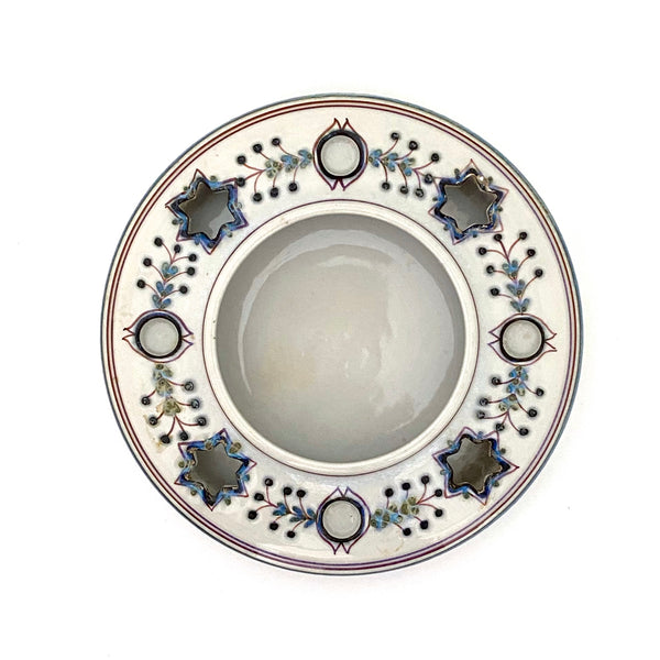 Royal Copenhagen 'Tenera' Christmas advent wreath & candle holder ~ Berte Jessen