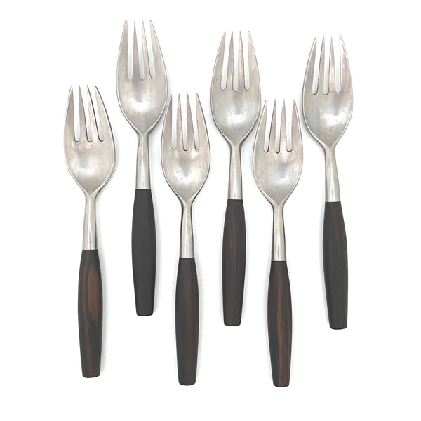 detail vintage faux Fjord flatware Japan Danish Modern design