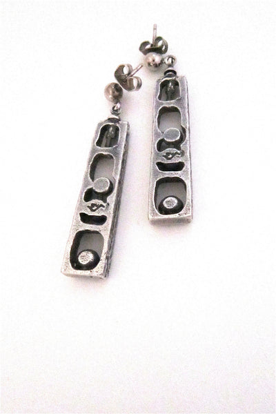Guy Vidal 'cubicles' drop earrings