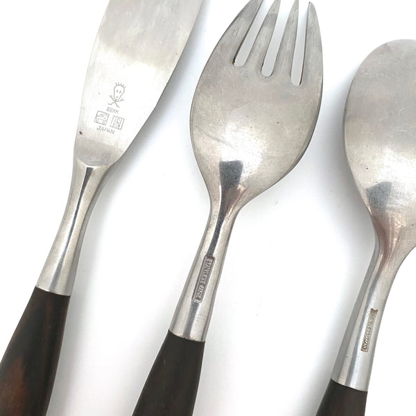 faux Fjord flatware ~ 4 piece place settings x 6