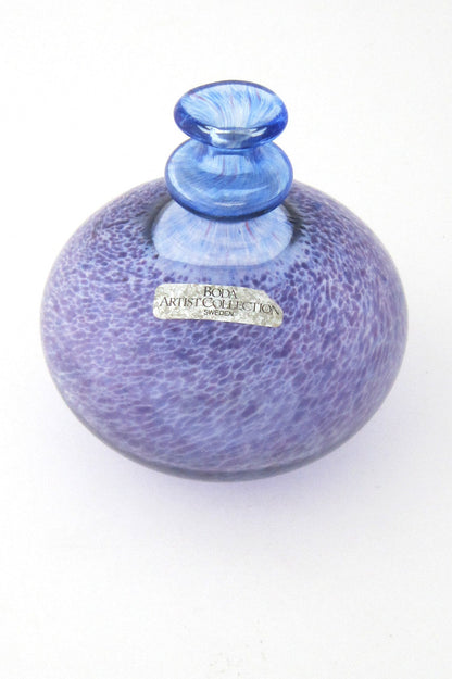 Bertil Vallien 'Antikva' round bottle vase #1