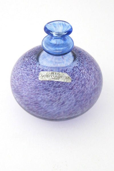Bertil Vallien 'Antikva' round bottle vase #1