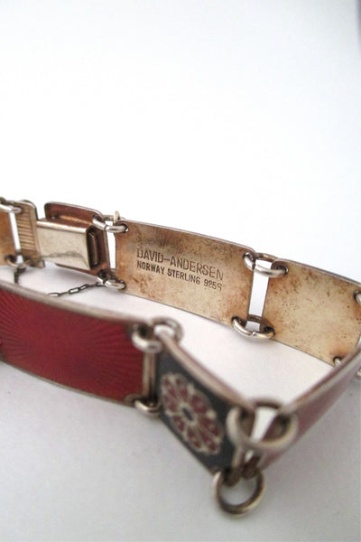 David-Andersen classic enamel bracelet