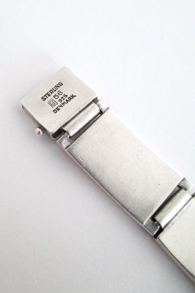 Georg Jensen heavy silver bracelet #56 by Henry Pilstrup