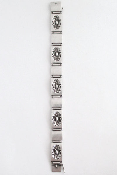 Georg Jensen heavy silver bracelet #56 by Henry Pilstrup