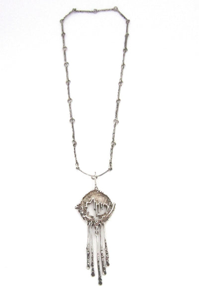 Frank and Regine Juhls Norway silver Tundra necklace