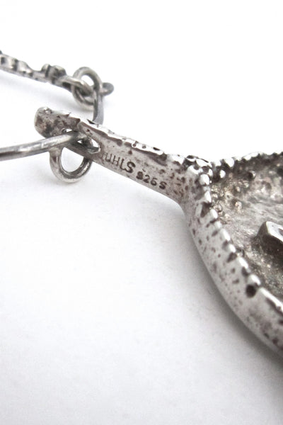Juhls long kinetic 'Tundra' pendant necklace