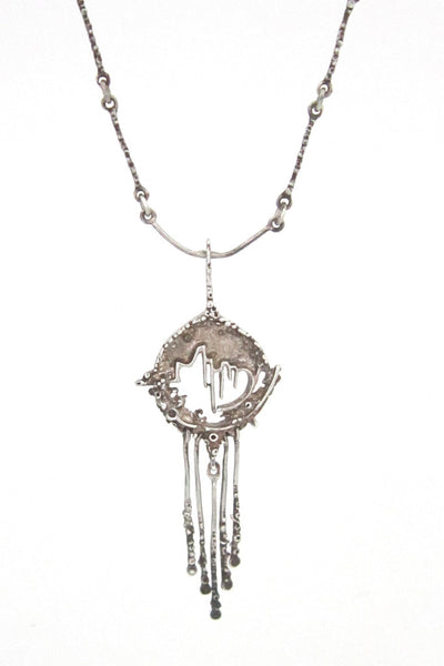 Frank and Regine Juhls Norway silver Tundra necklace