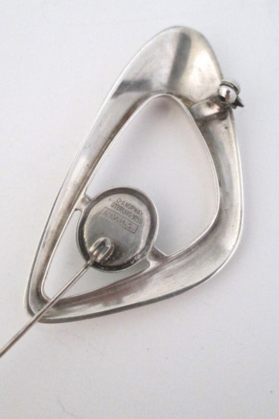 David Andersen silver & amazonite brooch by Harry Sorby