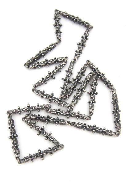 Canadian Modernist Guy Vidal pewter necklace