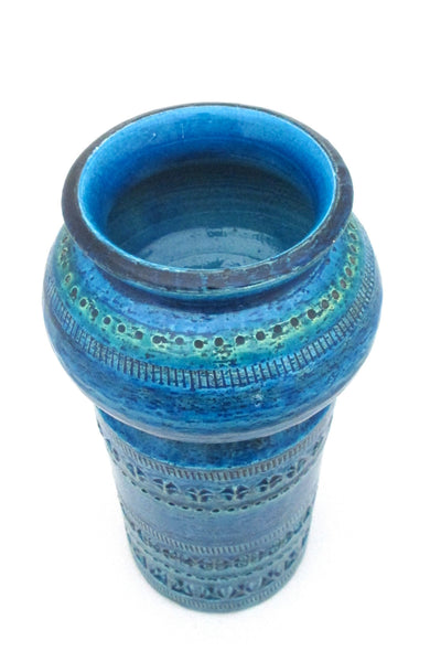 Bitossi large 'Rimini Blue' vase by Aldo Londi