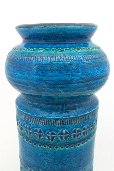 Bitossi large 'Rimini Blue' vase by Aldo Londi