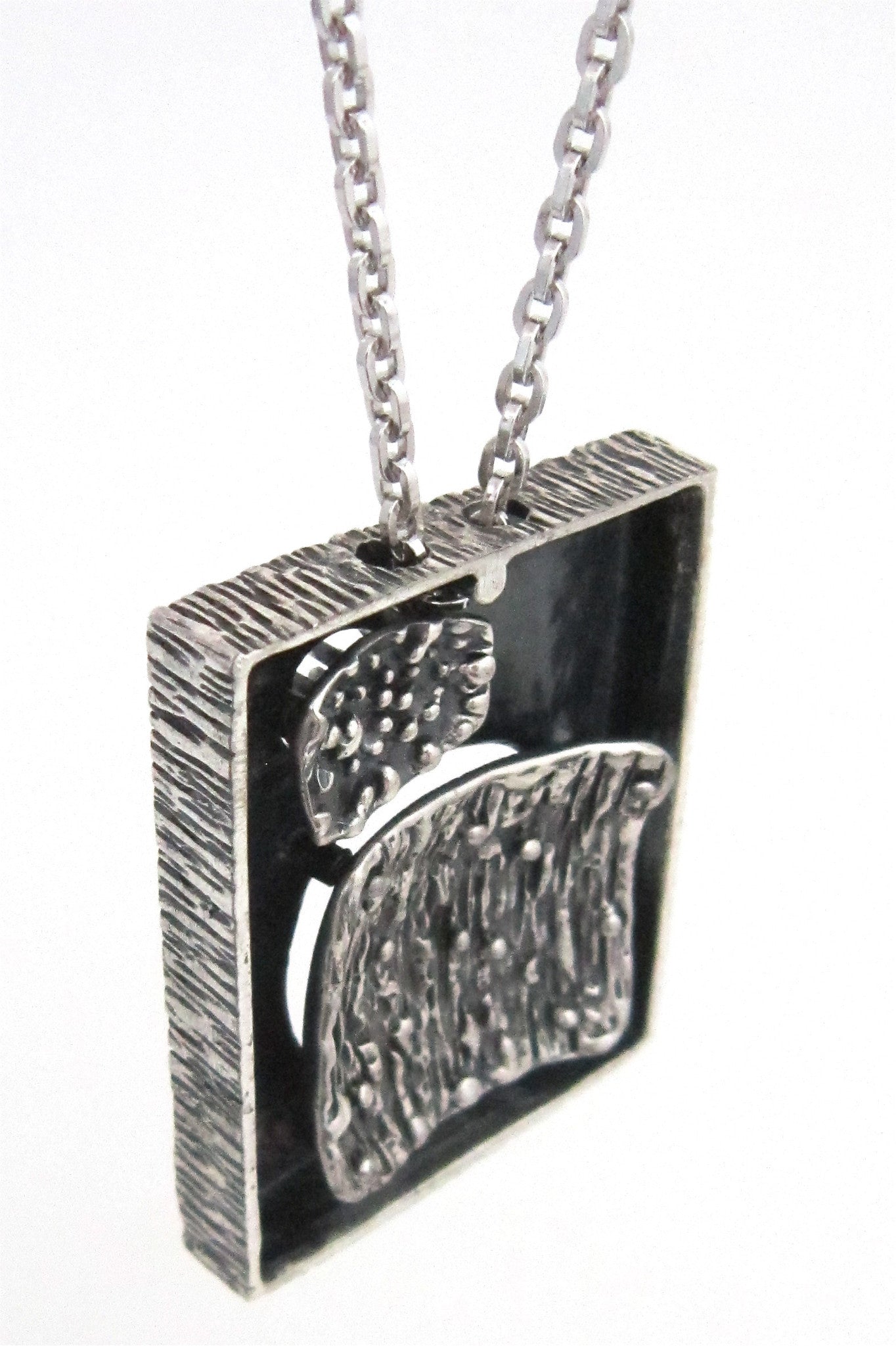 Guy Vidal double shadow box necklace