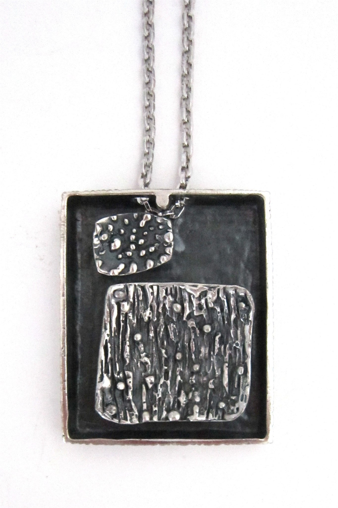 Guy Vidal double shadow box necklace