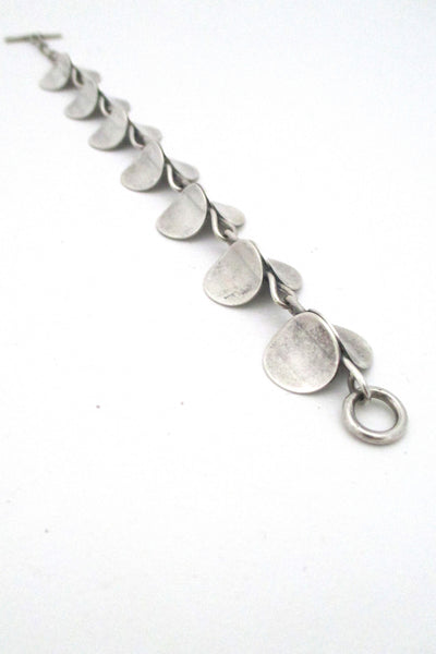 detail Carl Ove Frydensberg Denmark vintage Scandinavian Modern silver bracelet 