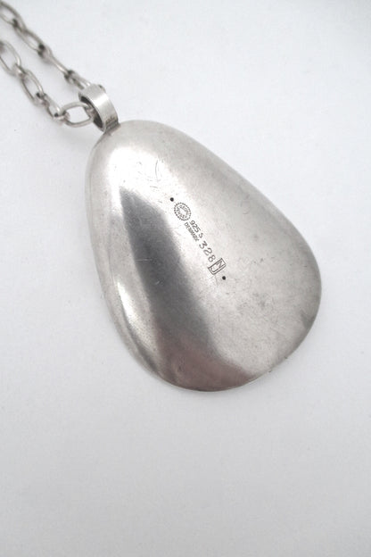 Georg Jensen large shell necklace #328 by Nanna & Ditzel