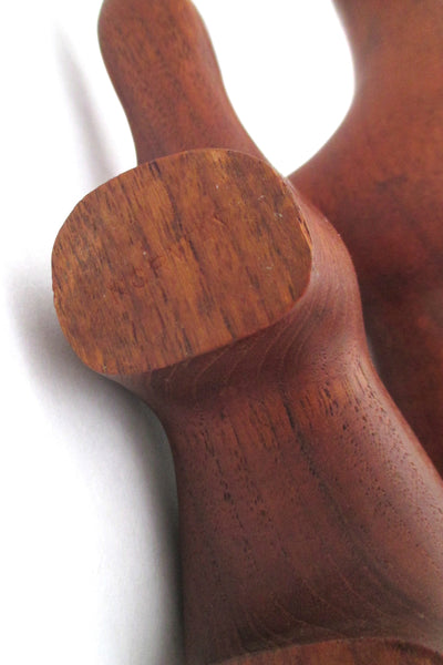 teak polar bear sculptures - Arne Tjomsland
