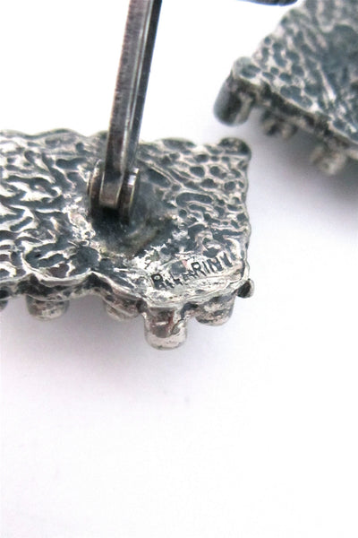 Robert Larin raised dots cuff link set