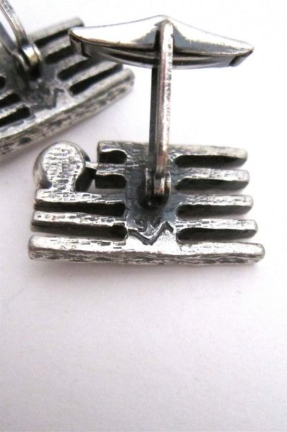 Guy Vidal bars and sphere cuff links