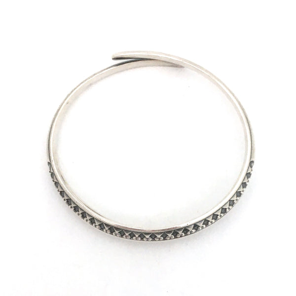David-Andersen vintage silver adjustable bangle bracelet