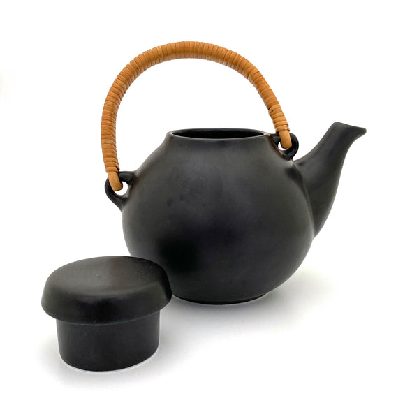Arabia matte black GA1 teapot ~ matte black