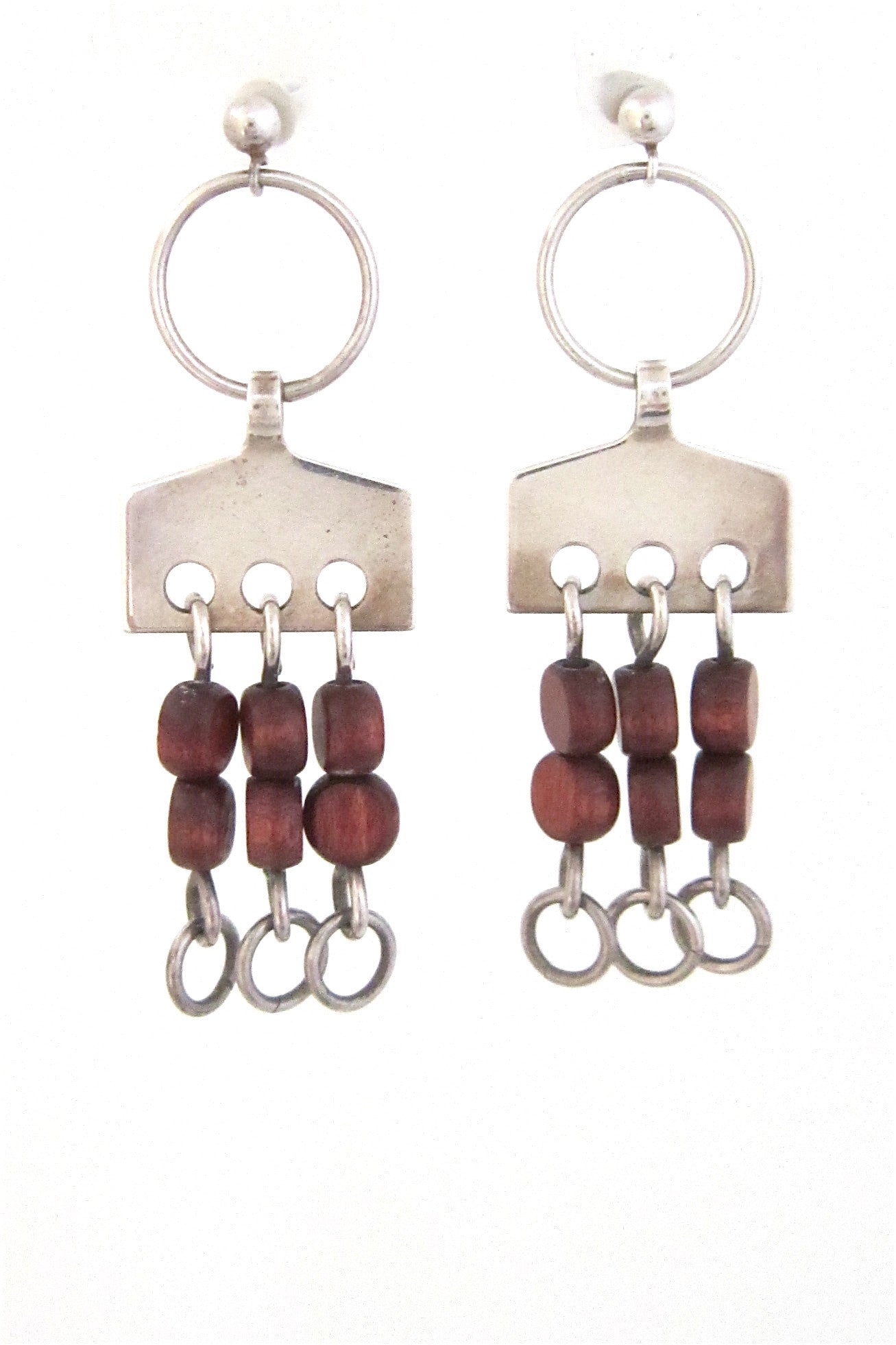 Anna Greta Eker Norway Designs Plus Studio vintage sterling kinetic earrings