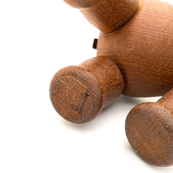 Kay Bojesen vintage articulated oak elephant