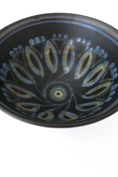 Laholm Sweden vintage Scandinavian ceramic bowl by Olof Larsson