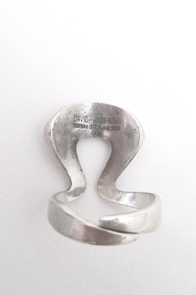 David Andersen sleek silver ring