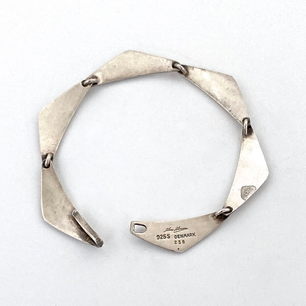 Hans Hansen silver 'Peaks' bracelet ~ Bent Gabrielsen